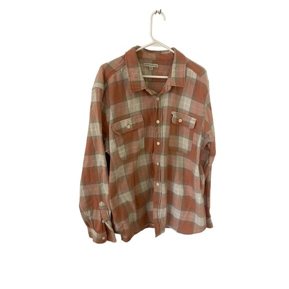 Frye & Co Men'd Long Sleeve Plaid Button Front Shirt - XXL - Picture 1 of 13